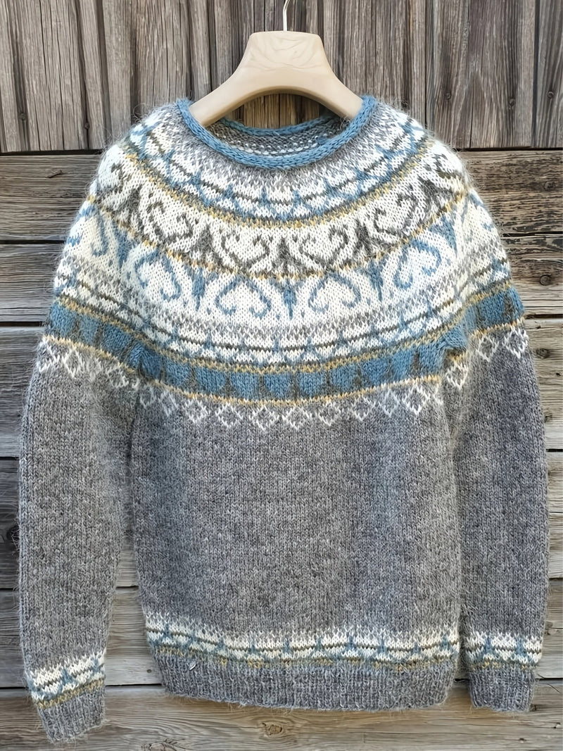 MaisonNox®– Warme trui met zachte winterdetails