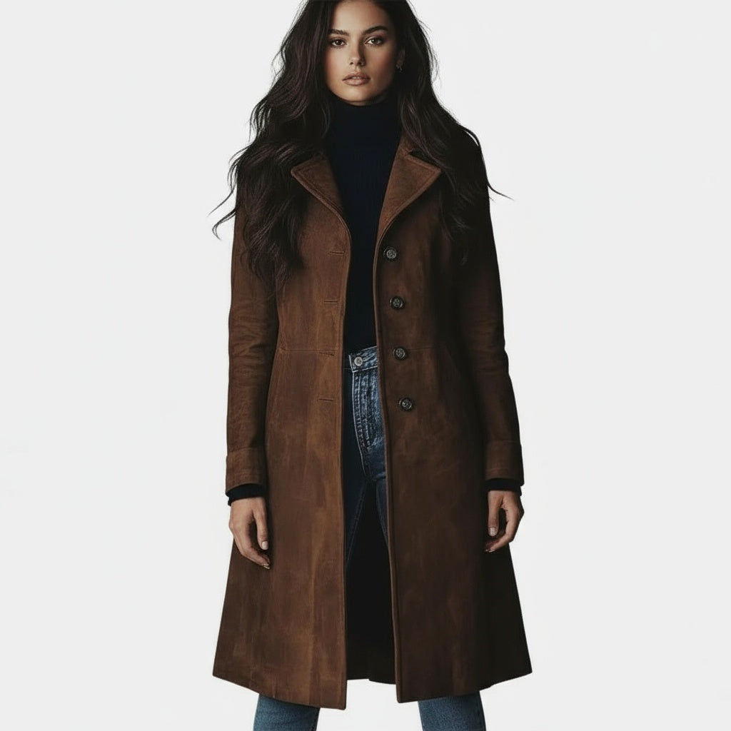 MaisonNox® | Lange Jas met Tijdloze Elegantie en Comfort voor Dag en Stad