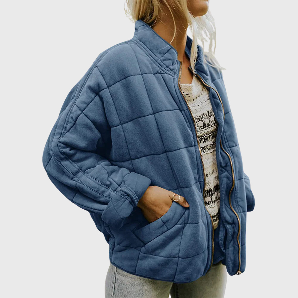 MaisonNox® | Gewatteerde jas met een elegante oversized pasvorm