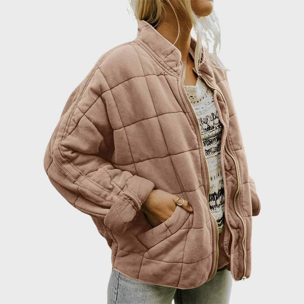 MaisonNox® | Gewatteerde jas met een elegante oversized pasvorm