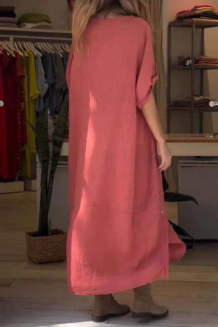 MaisonNox® | Elegante en Casual Jurk met Knopen