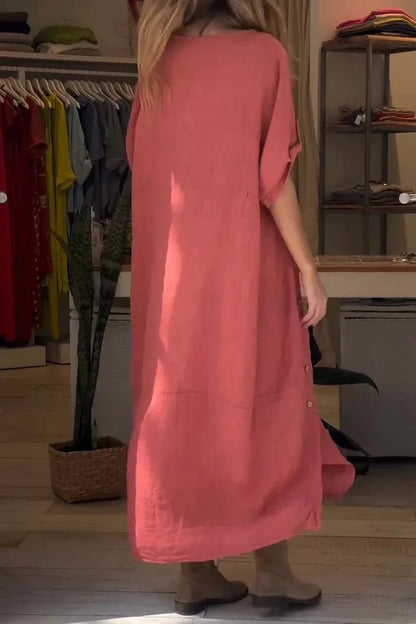 MaisonNox® | Elegante en Casual Jurk met Knopen