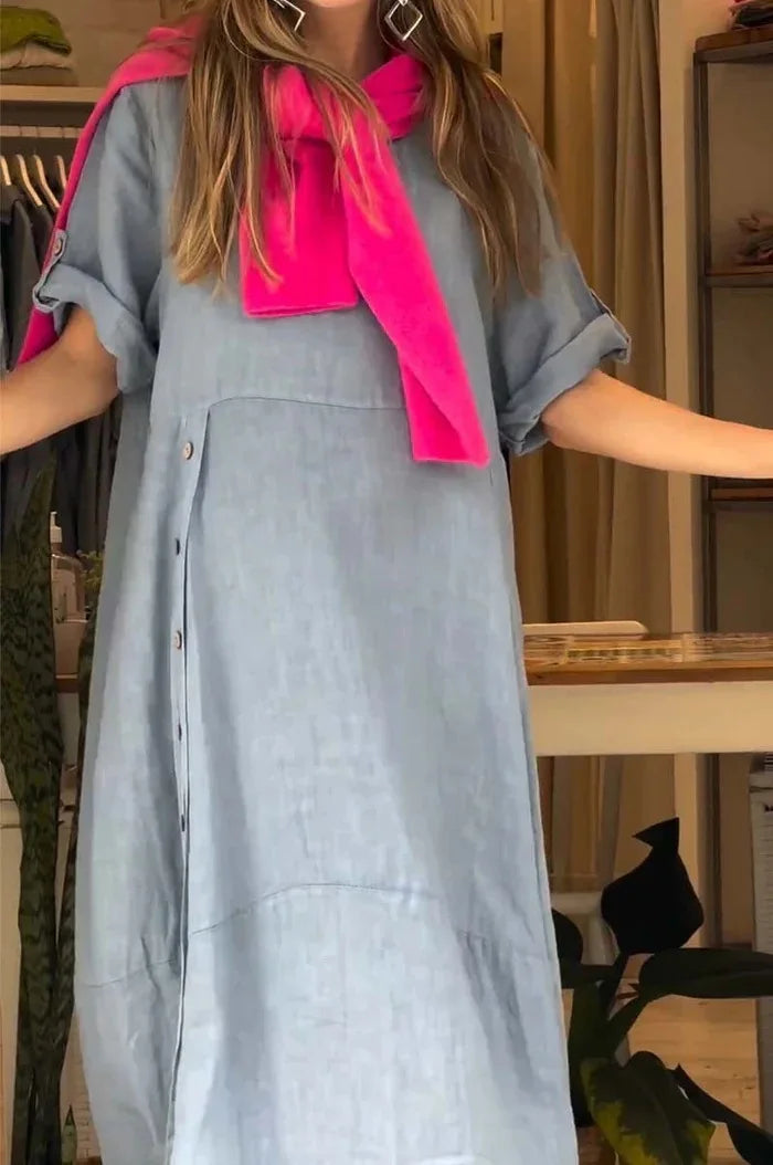 MaisonNox® | Elegante en Casual Jurk met Knopen