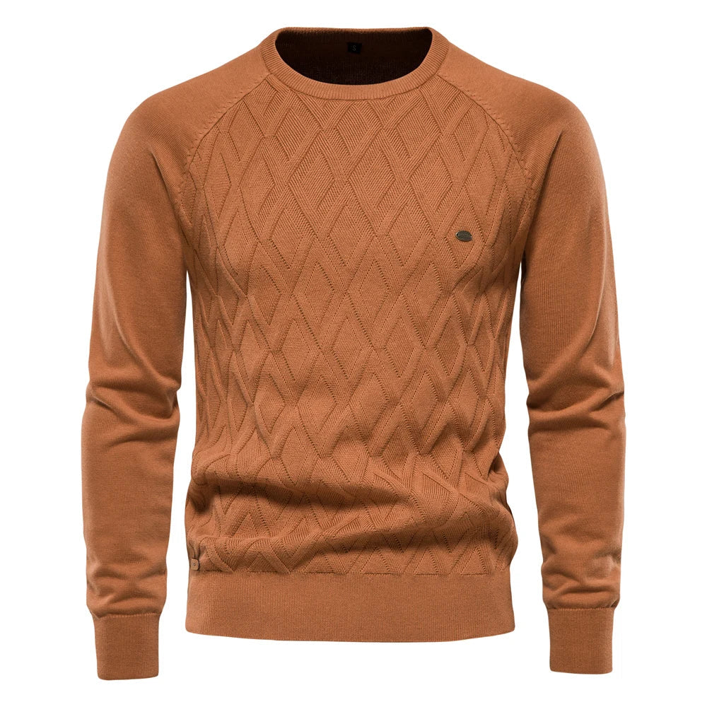 MaisonNox®| Herenpullover met Ruitpatroon