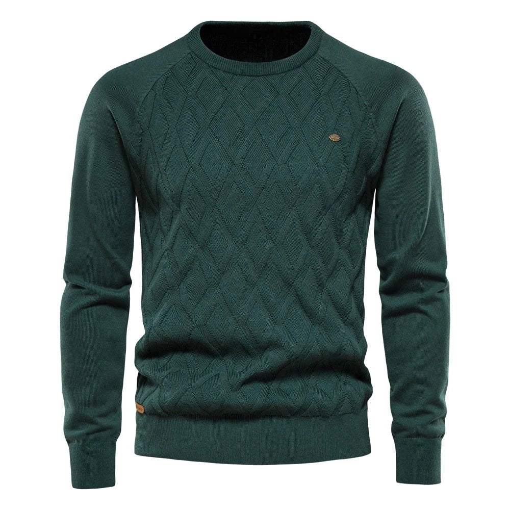 MaisonNox®| Herenpullover met Ruitpatroon