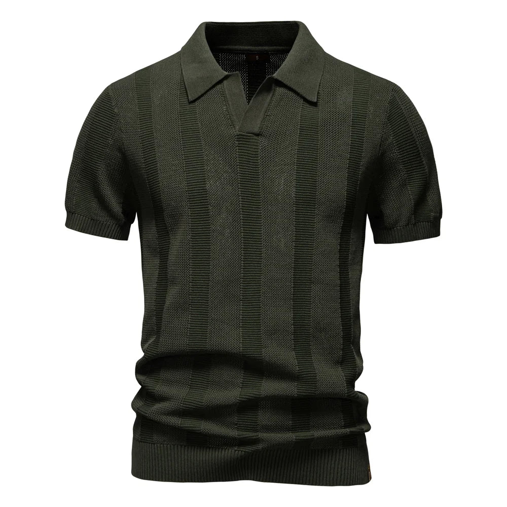 MaisonNox® | Katoenen Gestreepte Polo