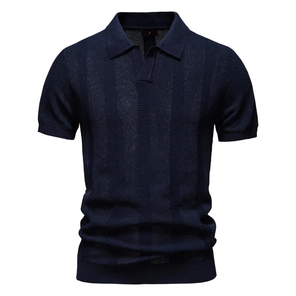 MaisonNox® | Katoenen Gestreepte Polo