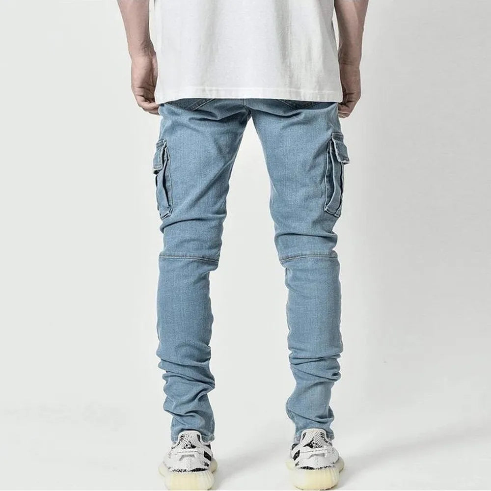 MaisonNox® | Cargo Street Elastic Jeans
