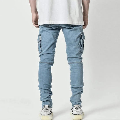 MaisonNox® | Cargo Street Elastic Jeans