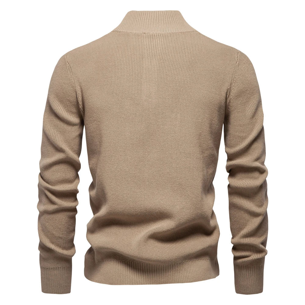 MaisonNox®| Stijlvolle herenpullover met knoopdesign