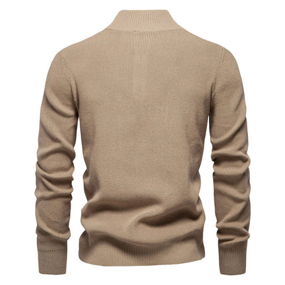 MaisonNox®| Stijlvolle herenpullover met knoopdesign