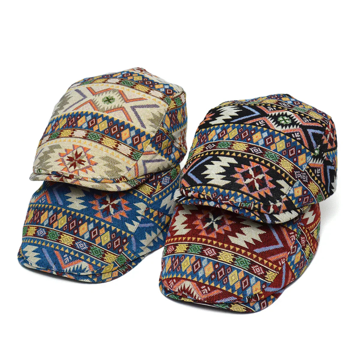 maisonnox® | Flat Cap met Vintage Print (TIJDELIJK 1+1 GRATIS!)