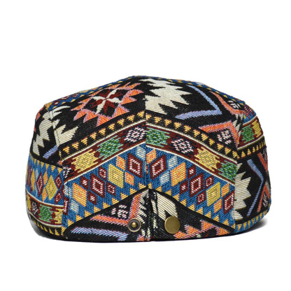 maisonnox® | Flat Cap met Vintage Print (TIJDELIJK 1+1 GRATIS!)