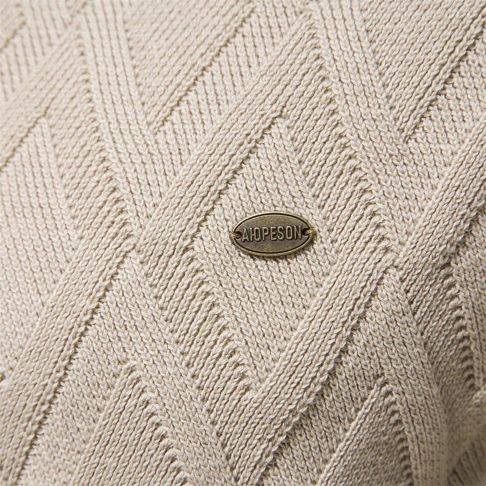 MaisonNox®| Herenpullover met Ruitpatroon