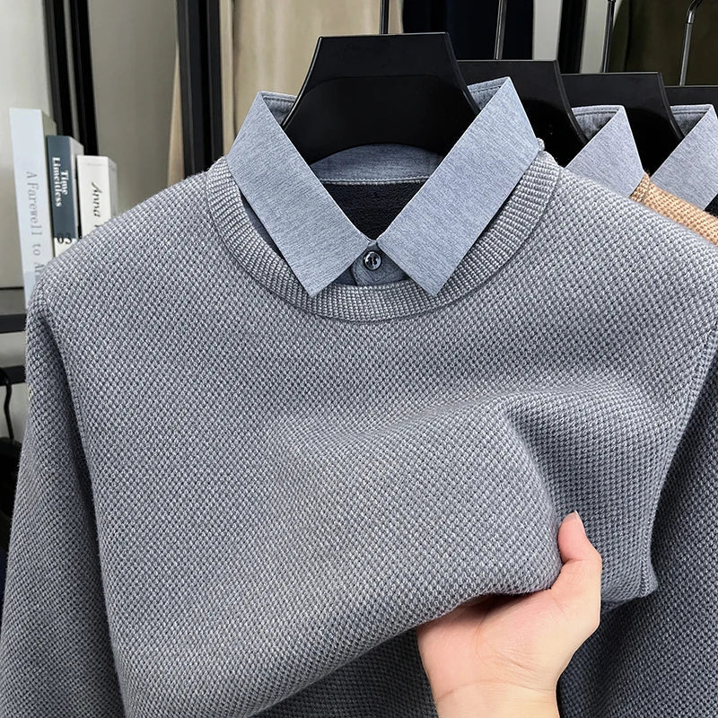 MaisonNox®| Herentrui voor Slimme Laagjeslook en Comfort zonder Gedoe