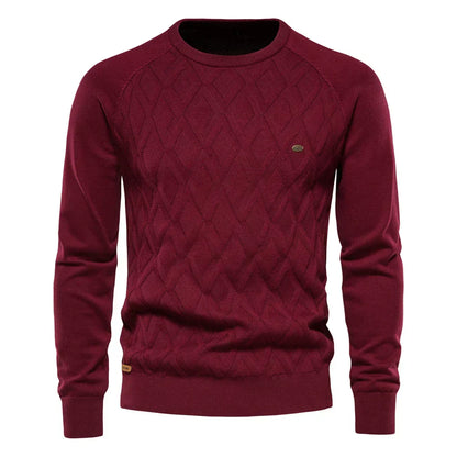 MaisonNox®| Herenpullover met Ruitpatroon