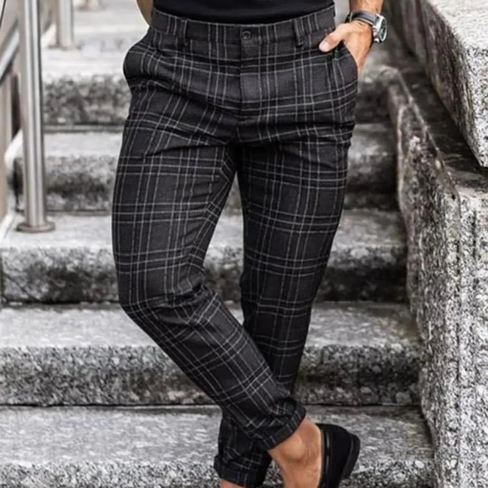 MaisonNox® | Casual Geruite Broek Voor Mannen