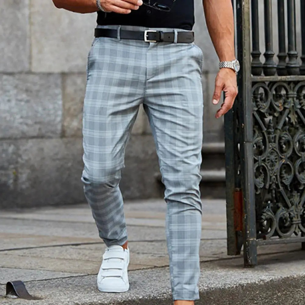 MaisonNox® | Casual Geruite Broek Voor Mannen