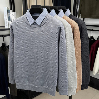 MaisonNox®| Herentrui voor Slimme Laagjeslook en Comfort zonder Gedoe