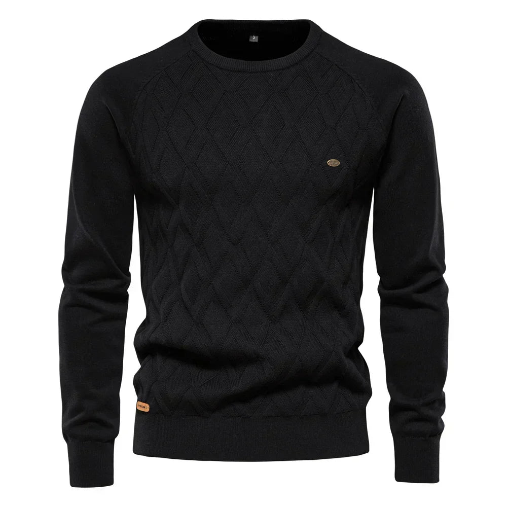 MaisonNox®| Herenpullover met Ruitpatroon