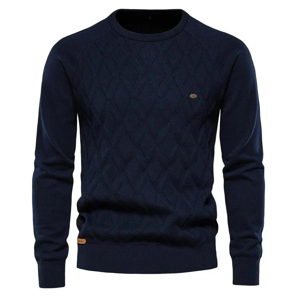 MaisonNox®| Herenpullover met Ruitpatroon