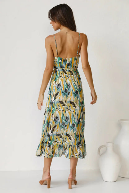 MaisonNox® | Gedrukt Zomerjurk met Frisse Comfort en Zonnige Stijl voor Vrije Dagen