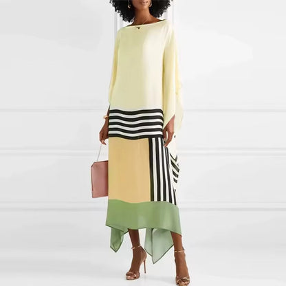 MaisonNox® | Boho Chic Caftan met Grafische Print
