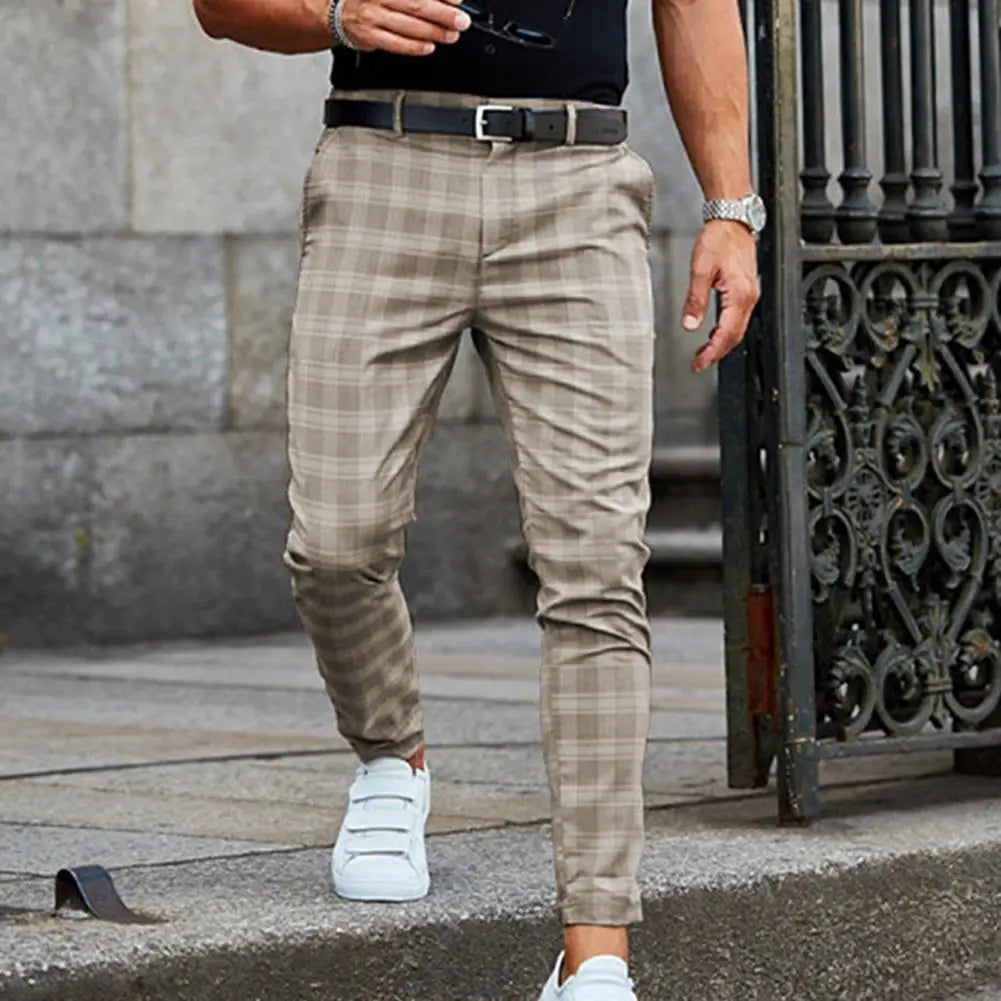 MaisonNox® | Casual Geruite Broek Voor Mannen