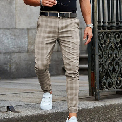 MaisonNox® | Casual Geruite Broek Voor Mannen