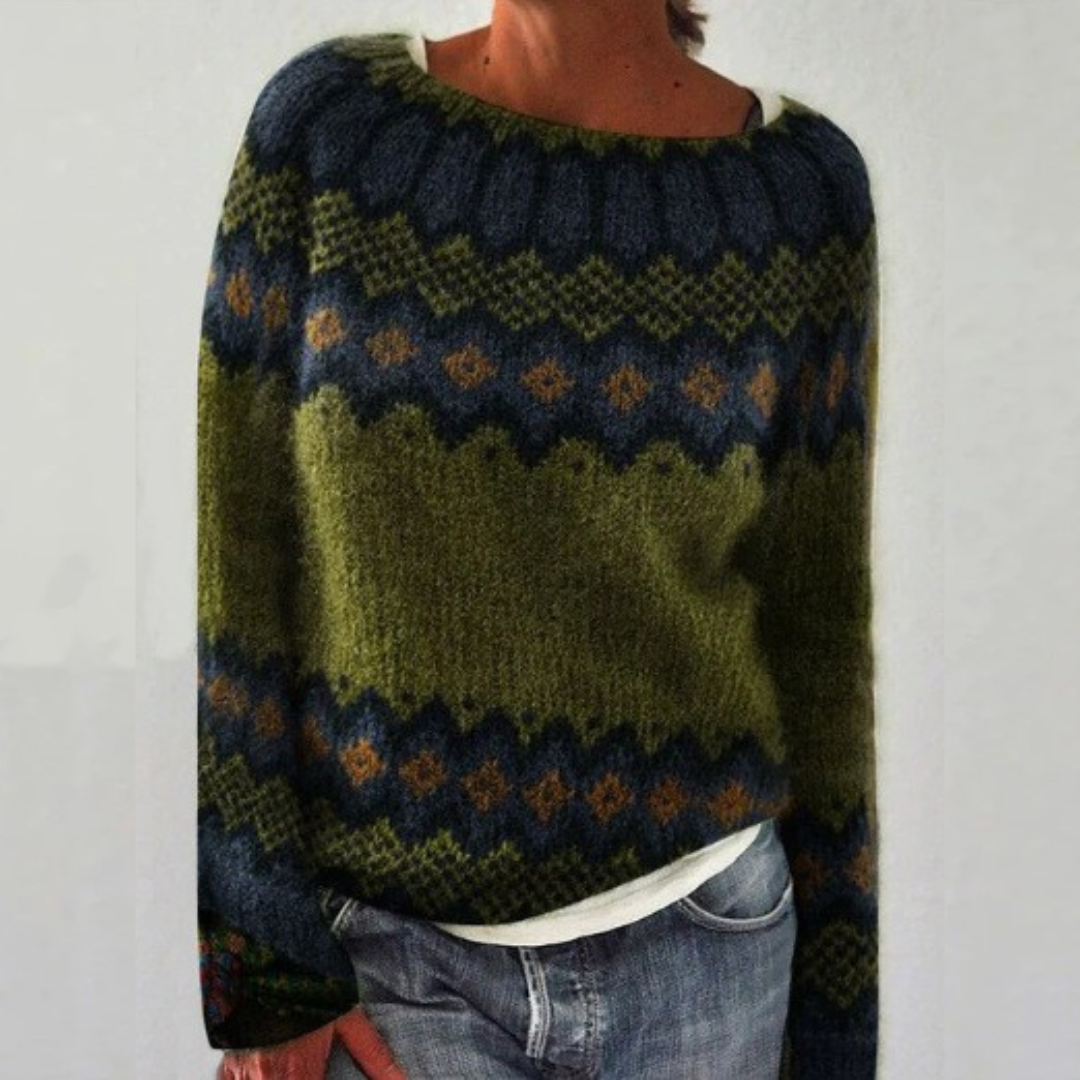 MaisonNox® - Retro Knusse Trui