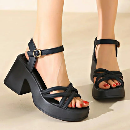 VITTORIA | Sandalen met Comfortabele Hakken en Vrouwelijke Stijl voor Elegante Avonden en Speciale Dagen