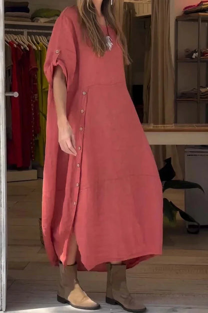 MaisonNox® | Elegante en Casual Jurk met Knopen