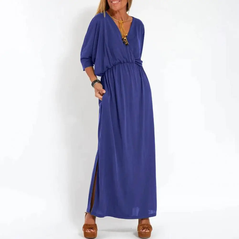 MaisonNox® | Lange Vloeiende Jurk met Unieke Stijl voor Elke Gelegenheid