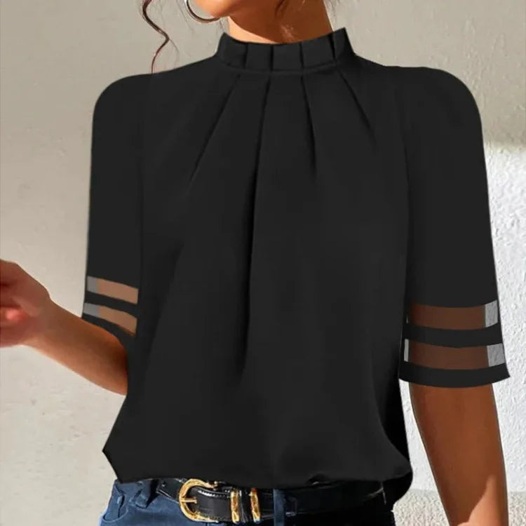 maisonnox® | Zakelijke zwarte blouse