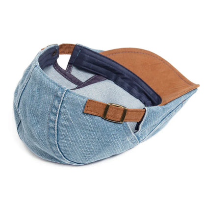 maisonnox® | Premium Denim Flat Cap (tijdelijk 1+1 gratis)