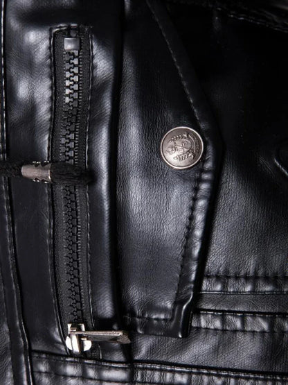 MaisonNox® | Vintage Leren Jas met Capuchon