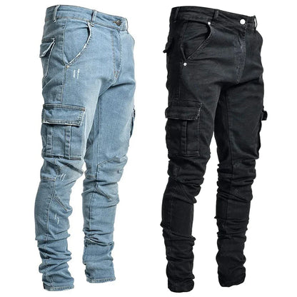 MaisonNox® | Cargo Street Elastic Jeans