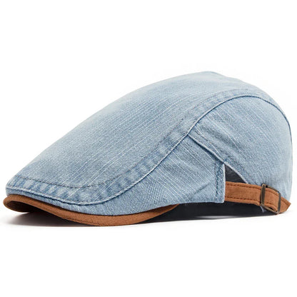 maisonnox® | Premium Denim Flat Cap (tijdelijk 1+1 gratis)
