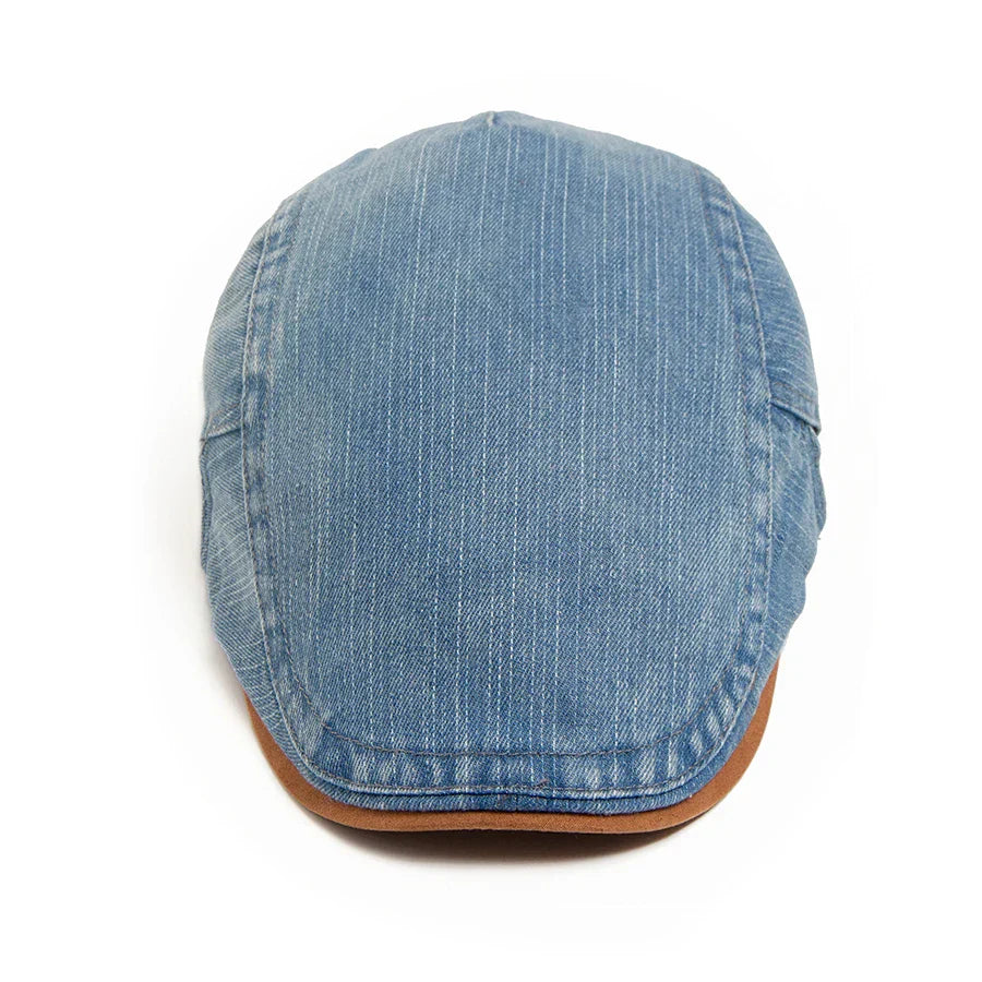maisonnox® | Premium Denim Flat Cap (tijdelijk 1+1 gratis)