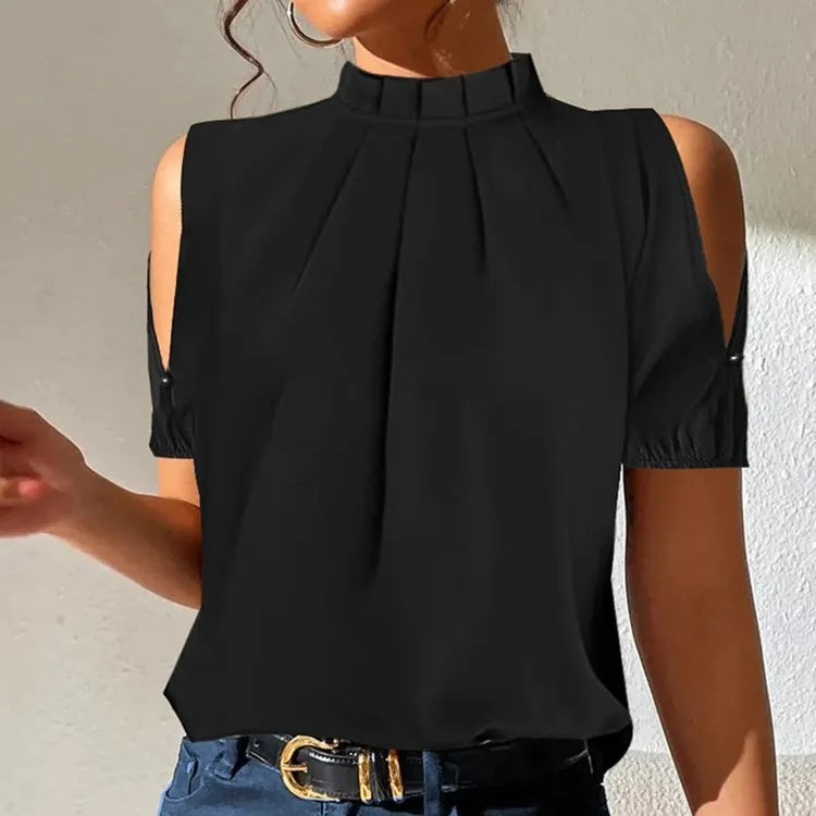 maisonnox® | Zakelijke zwarte blouse
