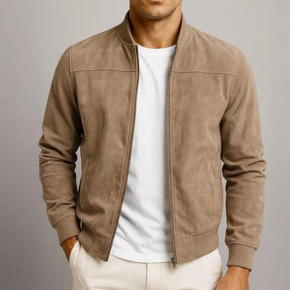 maisonnox® | Suede Bomber Jacket