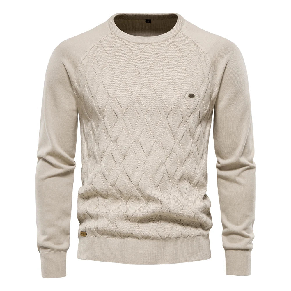 MaisonNox®| Herenpullover met Ruitpatroon
