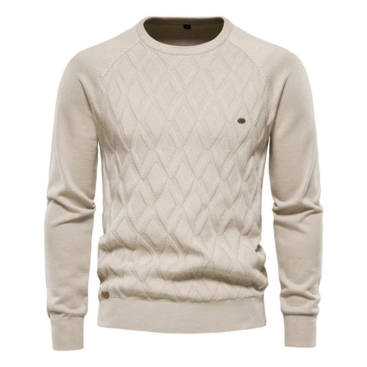 MaisonNox®| Herenpullover met Ruitpatroon