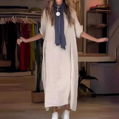 MaisonNox® | Elegante en Casual Jurk met Knopen