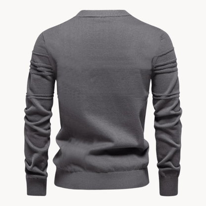 MaisonNox®| Stijlvolle herenpullover met ruitdesign