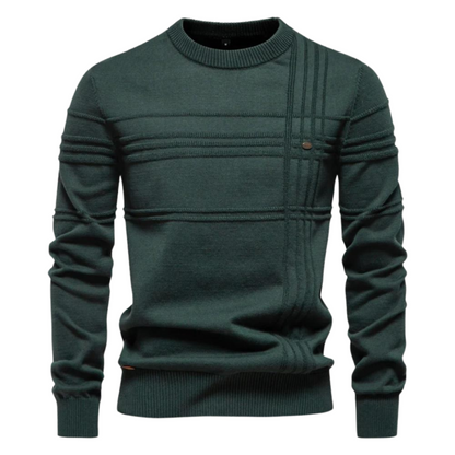 MaisonNox®| Stijlvolle herenpullover met ruitdesign