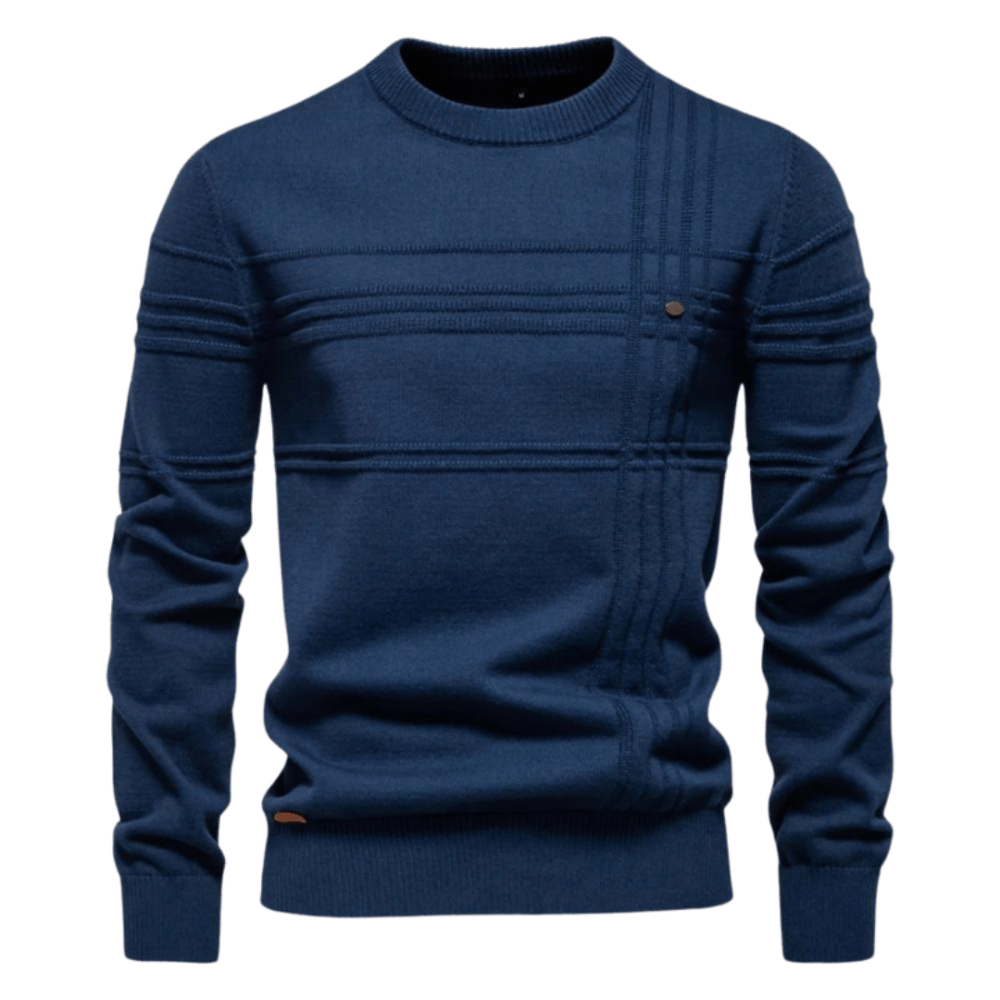 MaisonNox®| Stijlvolle herenpullover met ruitdesign