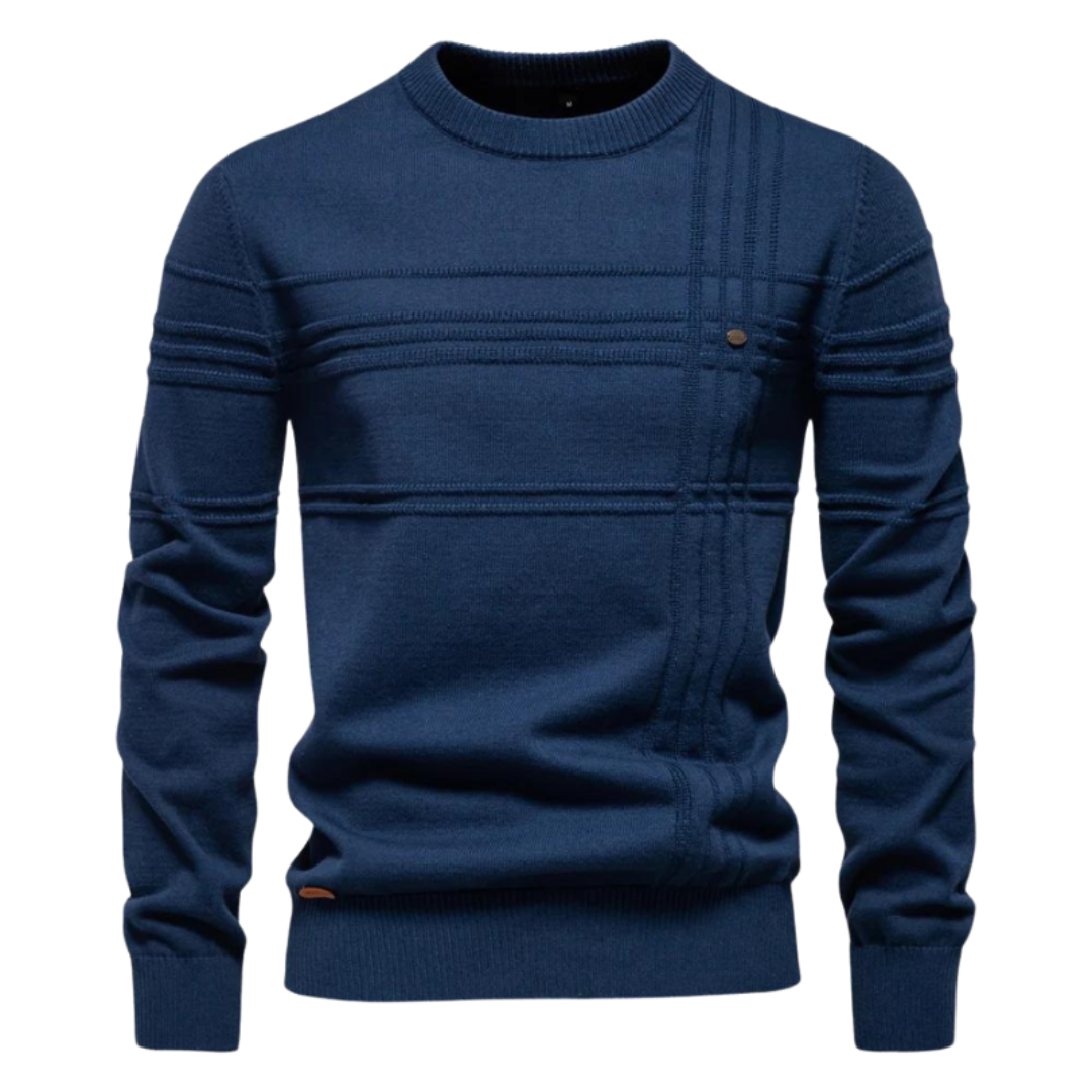 MaisonNox®| Stijlvolle herenpullover met ruitdesign