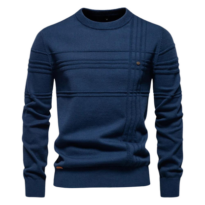 MaisonNox®| Stijlvolle herenpullover met ruitdesign