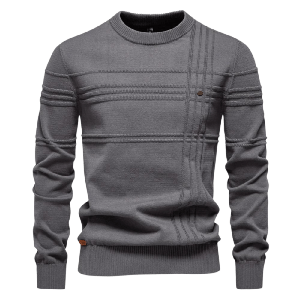 MaisonNox®| Stijlvolle herenpullover met ruitdesign